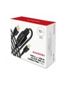 axagon Kabel ADR-210B USB 2.0 A-M -> B-M Aktywny kabel połączeniowy/wzmacniacz 10m - nr 30