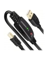 axagon Kabel ADR-210B USB 2.0 A-M -> B-M Aktywny kabel połączeniowy/wzmacniacz 10m - nr 31