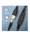 axagon Kabel ADR-220B USB 2.0 A-M -> B-M aktywny kabel połączeniowy/wzmacniacz 20m - nr 11