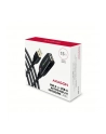 axagon Kabel ADR-215 USB 2.0 A-M -> A-F aktywny kabel przedłużacz/wzmacniacz 15m - nr 37