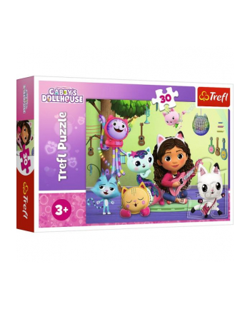 Puzzle 100el Gabi i jej uroczy domek. Koci Domek Gabi. Gabby's Dollhouse 18301 Trefl