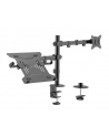 gembird Uchwyt regulowany biurkowy z ramieniem na monitor i i podstawką na notebooka - nr 14