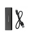 qoltec Obudowa | kieszeń do dysków M.2 SATA SSD | NVME | USB typ C - nr 18