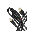 axagon Kabel ADR-210B USB 2.0 A-M -> B-M Aktywny kabel połączeniowy/wzmacniacz 10m - nr 30