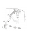 gembird Ramię na monitor biurkowe  (regulowane) od 17 cali do 32 cale, obciążenie do 8kg - nr 2