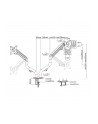 gembird Ramię na dwa monitory biurkowe (regulowane), od 17 cali do 32 cali, obciążenie do 8kg - nr 5