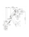 gembird Ramię regulowane  do monitora do montażu na ścianie, do 27 cali/ 7 kg - nr 5