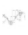 gembird Ramię regulowane  na dwa monitory do montażu na ścianie, od 17 cali do 27 cali, obciążenie do 7kg - nr 5