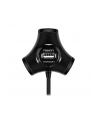 axagon Hub HUE-X3B 4-portowy USB 2.0 kabel 1,2m Czarny - nr 9