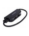 axagon Hub HUE-X4B 4-portowy USB 2.0 kabel 20cm Czarny - nr 19