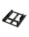 axagon RHD-225 Ramka metalowa do montażu 2 x 2.5' w pozycji 3.5' Czarna - nr 22