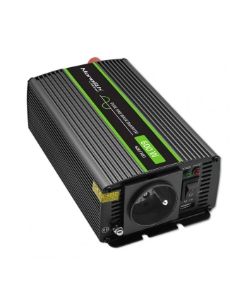 qoltec Przetwornica napięcia Monolith | 300W | 600W | 24V na 230V |     Czysty Sinus nr 1
