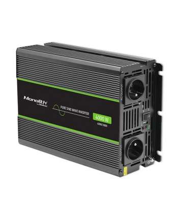 qoltec Przetwornica napięcia Monolith | 2000W | 4000W | 24V na 230V |   Czysty Sinus nr 2