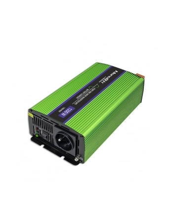 qoltec Przetwornica napięcia Monilith | ładowanie baterii | UPS | 600W |1200W | 12V na 230V | Czysty Sinus nr 2