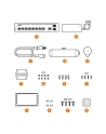 ubiquiti networks UBIQUITI UISP-Console-(wersja europejska) Controler Switch Gateway 2x 10G SFP+ 9x GbE RJ45 - nr 15