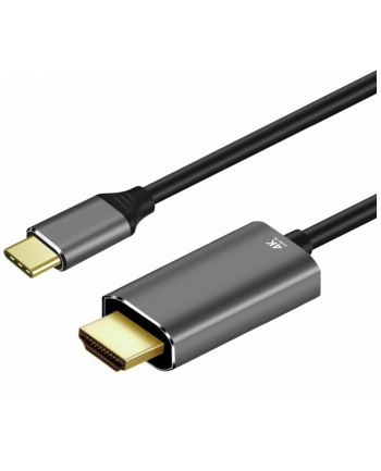 ART CABLE USB-C male - HDMI 2.0 male 4K 60Hz ALU oem 1.8m nr 1
