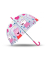 Parasolka przezroczysta automatyczna 48cm Świnka Peppa PP09051 Kids Euroswan - nr 1