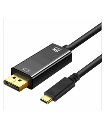 ART CABLE USB-C male -DisplayPort 1.4 male 8K 60Hz PL oem 1.8m