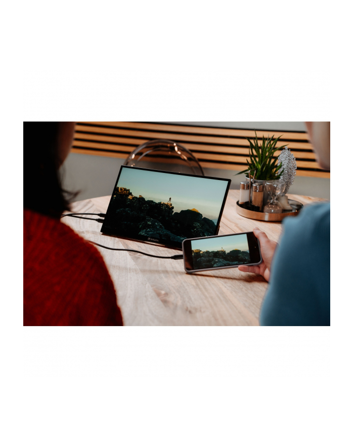 VERBATIM PMT-14 Portable Touchscreen Monitor 14inch Full HD 1080p Metal Housing główny