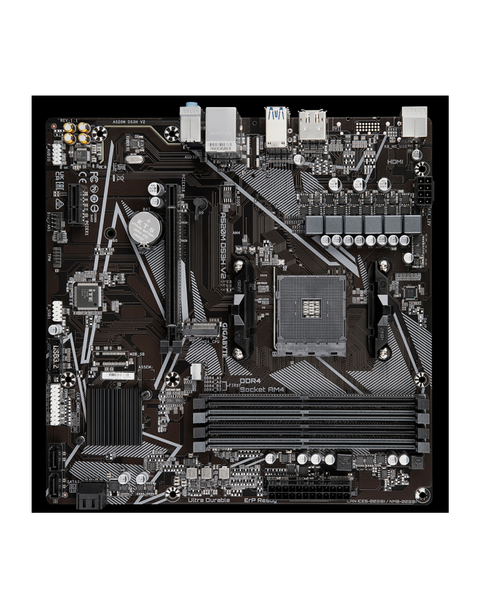 GIGABYTE A520M DS3H V2 AM4 DDR4 Micro ATX MB główny
