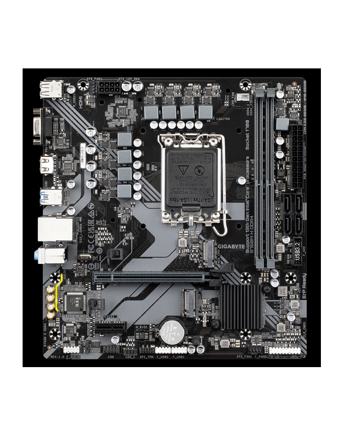 GIGABYTE B760M H DDR4 LGA1700 DDR4 Micro ATX MB główny