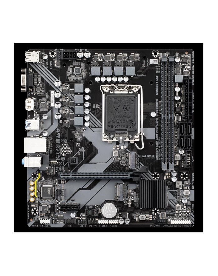 GIGABYTE B760M H DDR4 LGA1700 DDR4 Micro ATX MB główny