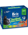 Brit Cat Pouches STERILE PLATE 1200g (12x100g) - nr 4