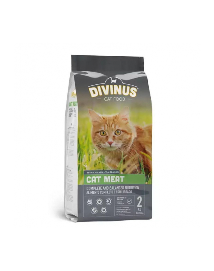 Divinus Cat Meat dla kotów dorosłych 2kg główny