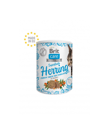 Brit Care Cat Snack Superfruits HERRING 100g