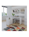 top e shop Biurko narożne + komoda DANY 120x50xH76 biały - nr 10