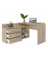 top e shop Biurko narożne + komoda DANY 120x50xH76 sonoma - nr 12