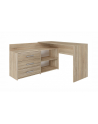 top e shop Biurko narożne + komoda DANY 120x50xH76 sonoma - nr 3