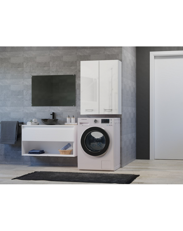 top e shop Szafka nad pralkę POLA MINI DD 64x30xH90 biel połysk główny