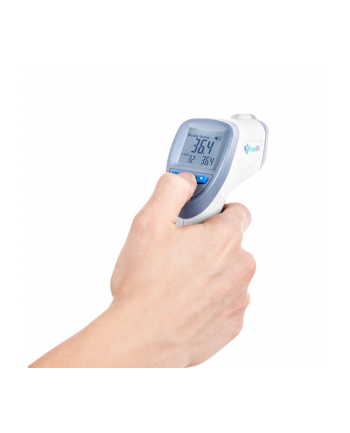 Termometr bezdotykowy Termometr TrueLife CARE Q7 blue