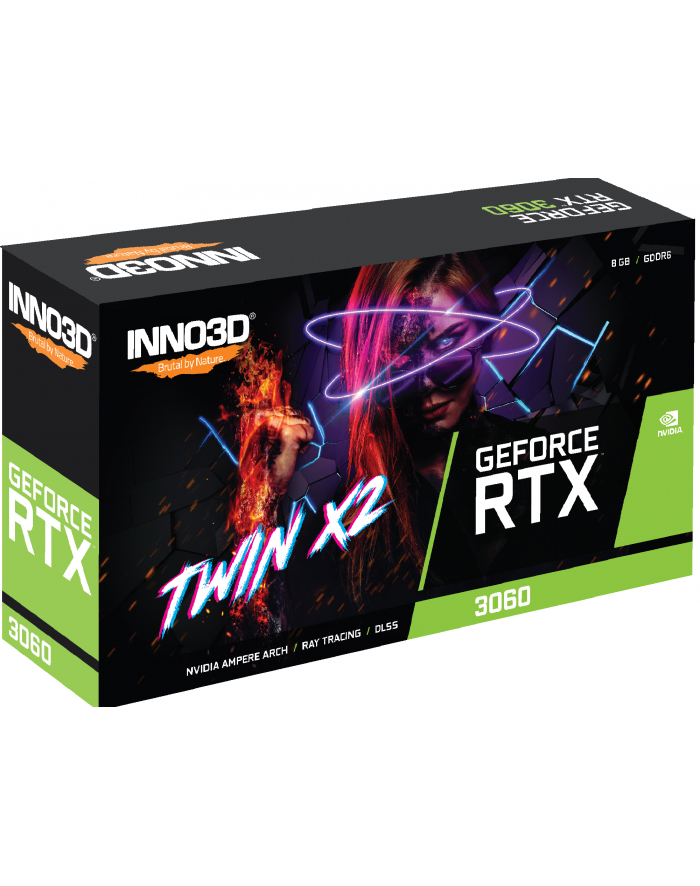 Karta graf INNO3D GeF RTX 3060 Twin X2 OC 8GB główny