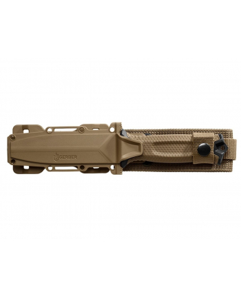 Nóż survivalowy GERBER Strongarm Fixed Serrated Coyote