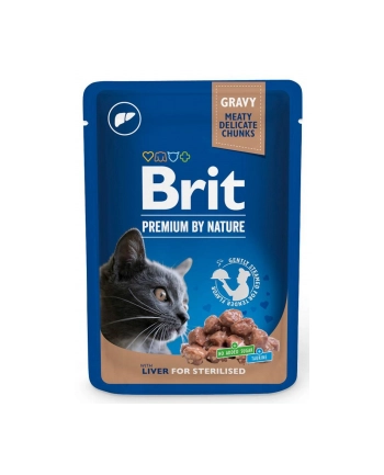 Brit Cat Pouches LIVER FOR Sterilized 100g nr 1