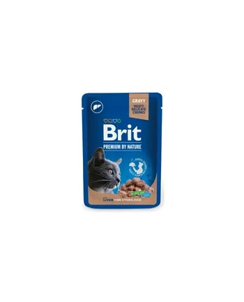 Brit Cat Pouches LIVER FOR Sterilized 100g nr 2