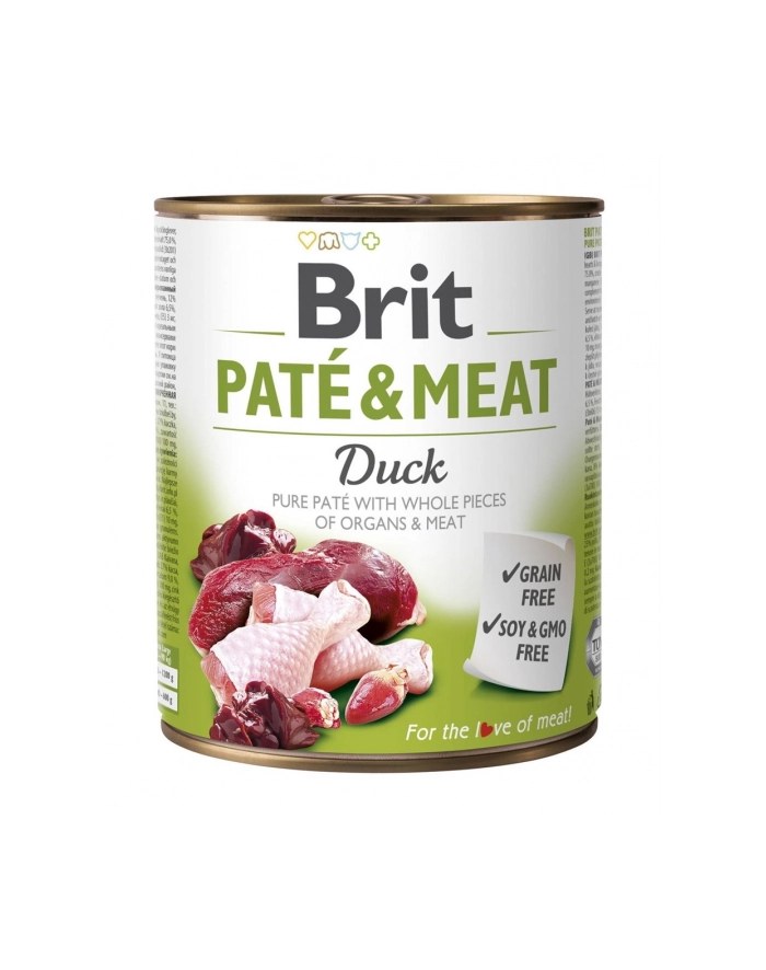 Karma BRIT PATÉ 'amp; MEAT z kaczką dla psa 800g główny