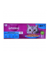 WHISKAS Rybne przysmaki w galarecie 4 smaki dla kota 40x85g - nr 2