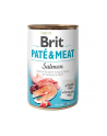 Karma BRIT PATÉ 'amp; MEAT z łososiem dla psa 400g - nr 1