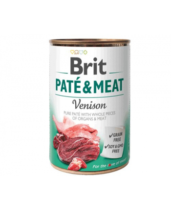 Karma BRIT PATÉ 'amp; MEAT z dziczyzną dla psa 400g