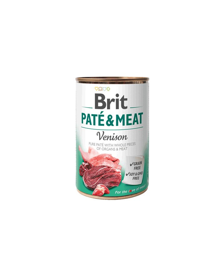 Karma BRIT PATÉ 'amp; MEAT z dziczyzną dla psa 400g główny