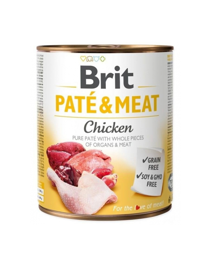 Karma BRIT PATÉ 'amp; MEAT z kurczakiem dla psa 800g główny