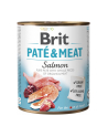 Karma BRIT PATÉ 'amp; MEAT z łososiem dla psa 800g - nr 1