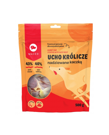 Maced Przysmak ucho królicze z kaczką 500g