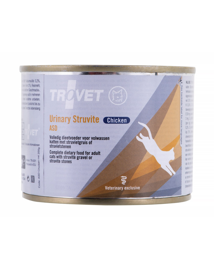 Trovet ASD Urinary Struvite 200g z kurczakiem, dla kotów główny