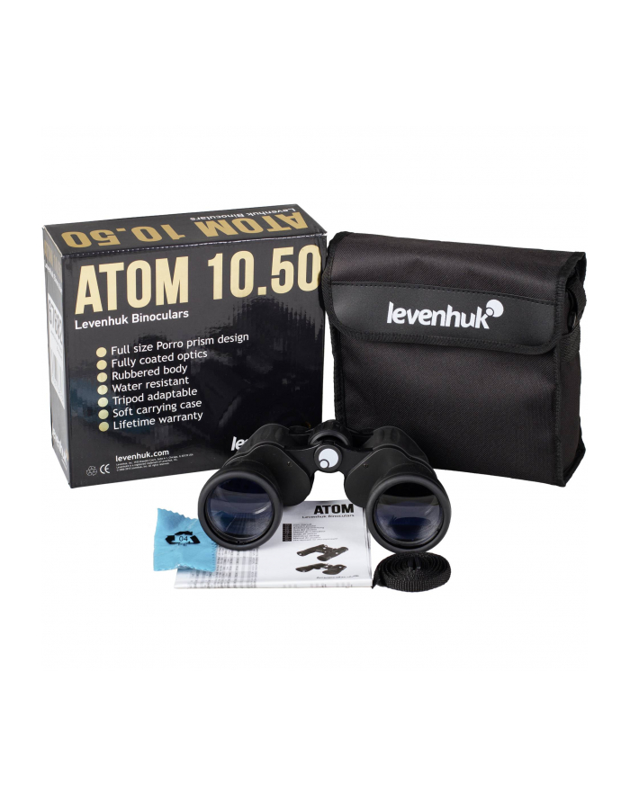 Lornetka LEVENHUK Atom 10x50 główny
