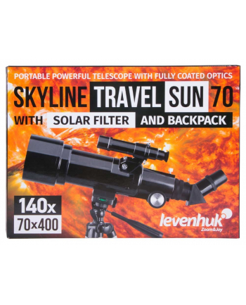 Teleskop LEVENHUK Travel Sun 70