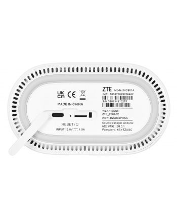 zte poland Router ZTE MC801A 5G White